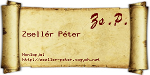 Zsellér Péter névjegykártya